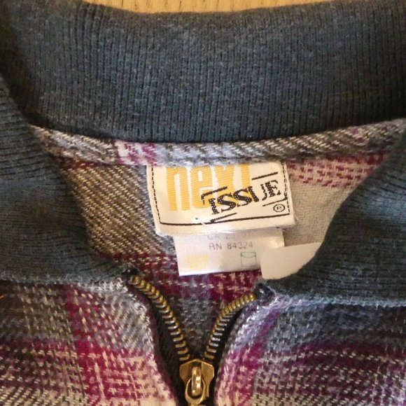 Next Issue Multicoloured Plaid XLarge Long Sleeve Polo - Picture 2 of 3